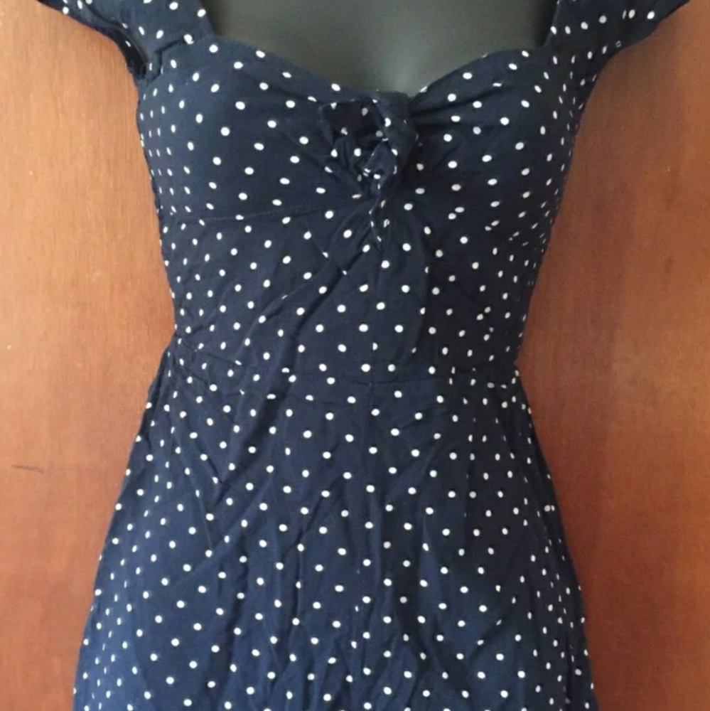h&m polka dot romper